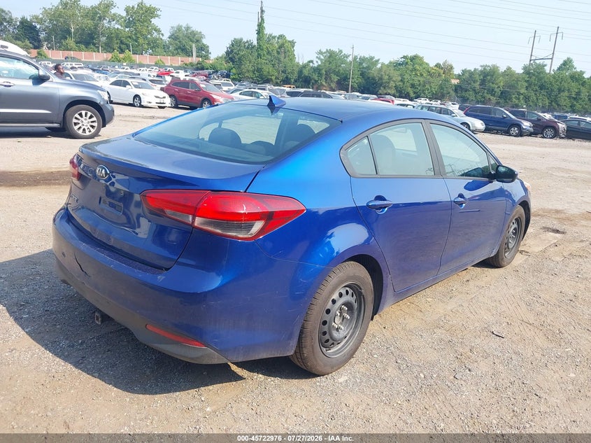 Vin: 3kpfk4a76he043557, lot: 46221658, kia forte lx 20174