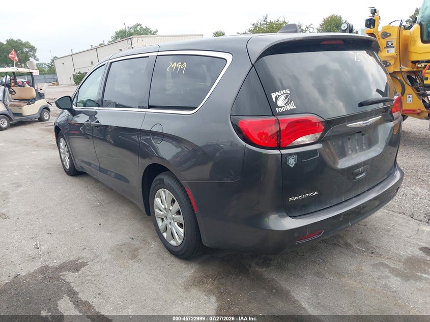Vin: 2c4rc1agxjr355877, lot: 46221681, chrysler pacifica l 20183