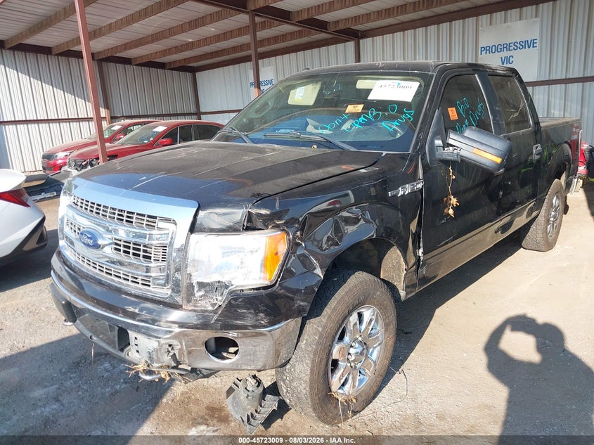 Vin: 1ftfw1et0dke02614, lot: 46221691, ford f-150 xlt 20132