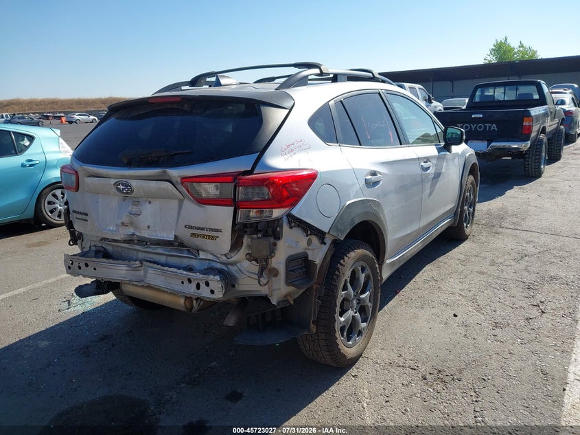 Vin: jf2gthsc4mh283314, lot: 46221709, subaru crosstrek sport 20214