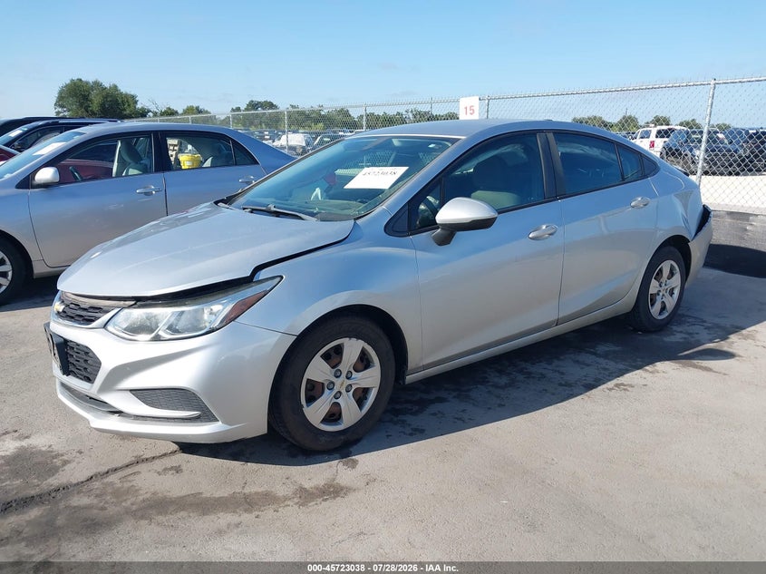 Vin: 1g1bc5sm4j7210079, lot: 46221720, chevrolet cruze ls auto 20182
