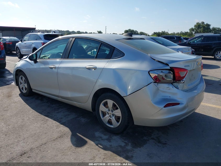 Vin: 1g1bc5sm4j7210079, lot: 46221720, chevrolet cruze ls auto 20183