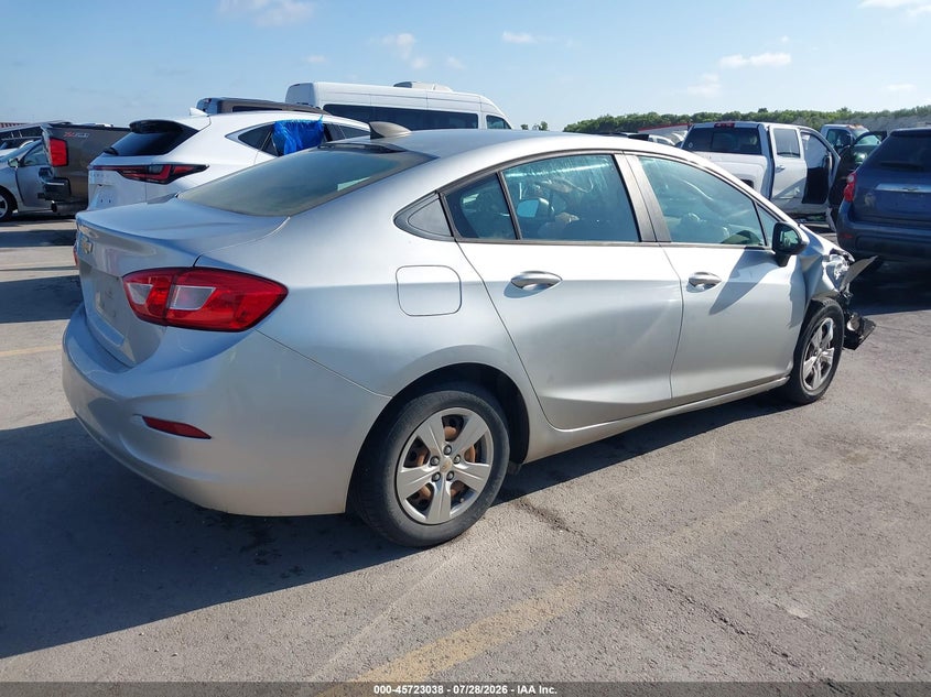 Vin: 1g1bc5sm4j7210079, lot: 46221720, chevrolet cruze ls auto 20184