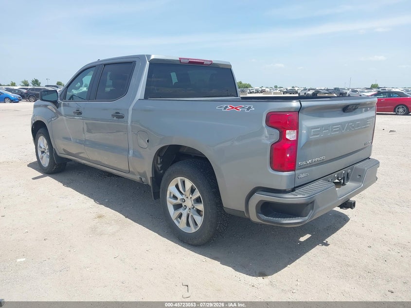 Vin: 1gcpdbek5rz159937, lot: 46221735, chevrolet silverado 1500 4wd  short bed custom 20243