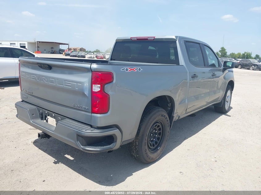 Vin: 1gcpdbek5rz159937, lot: 46221735, chevrolet silverado 1500 4wd  short bed custom 20244