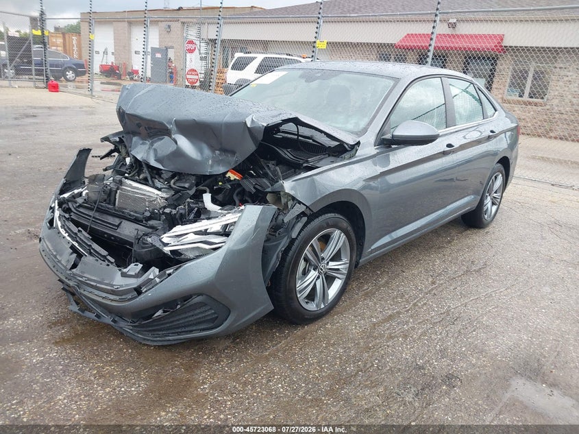 2024 Volkswagen Jetta, Front End, IAAI, VIN 3VWEM7BU5RM009660 — photo 2