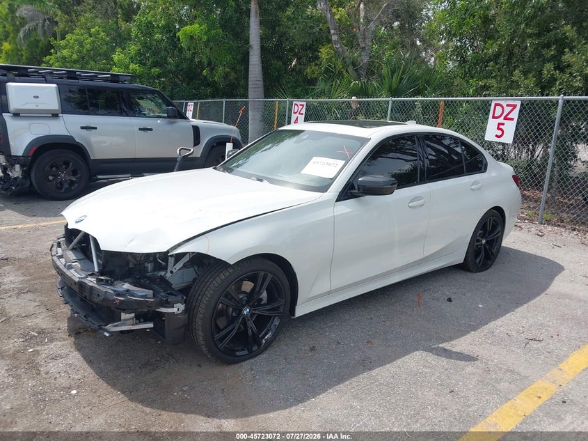Vin: 3mw5r1j04m8b78096, lot: 46221754, bmw 330i 20212