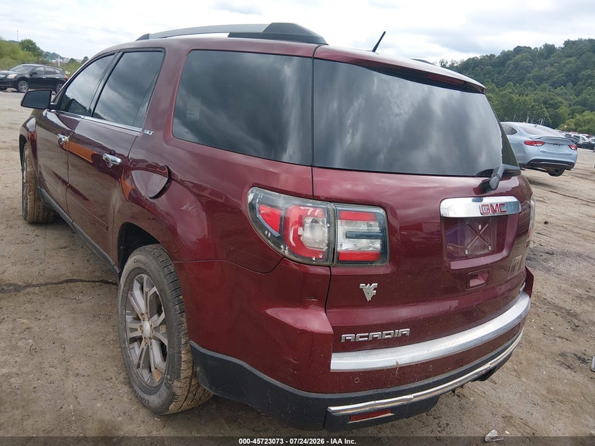 Vin: 1gkkvrkd2fj353314, lot: 46221755, gmc acadia slt 20153
