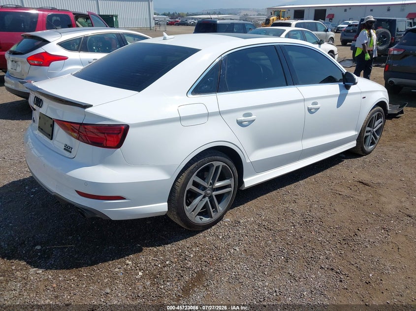 Vin: wauj8gff2j1002634, lot: 46221768, audi a3 2.0t premium/2.0t tech premium 20184