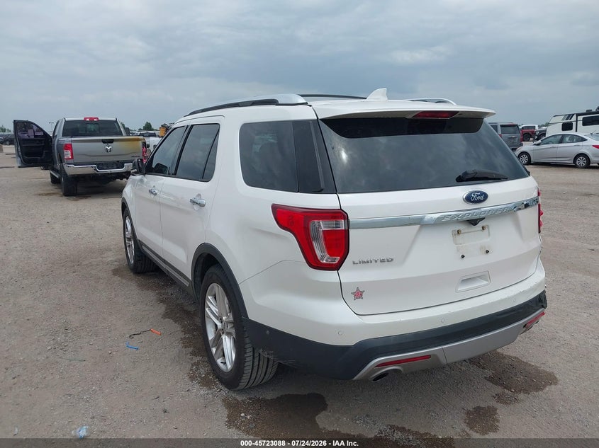 Vin: 1fm5k7f89hge22742, lot: 46221770, ford explorer limited 20173