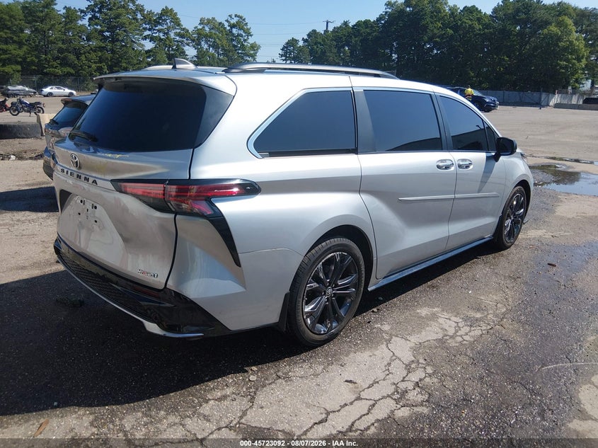 Vin: 5tddrkec3ps178353, lot: 46221774, toyota sienna xse 20234