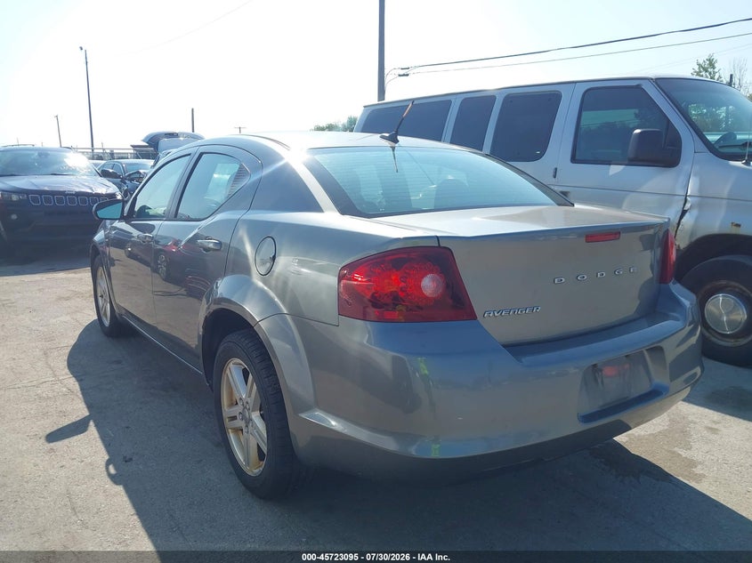 Vin: 1c3cdzcb5cn137112, lot: 46221777, dodge avenger sxt 20123
