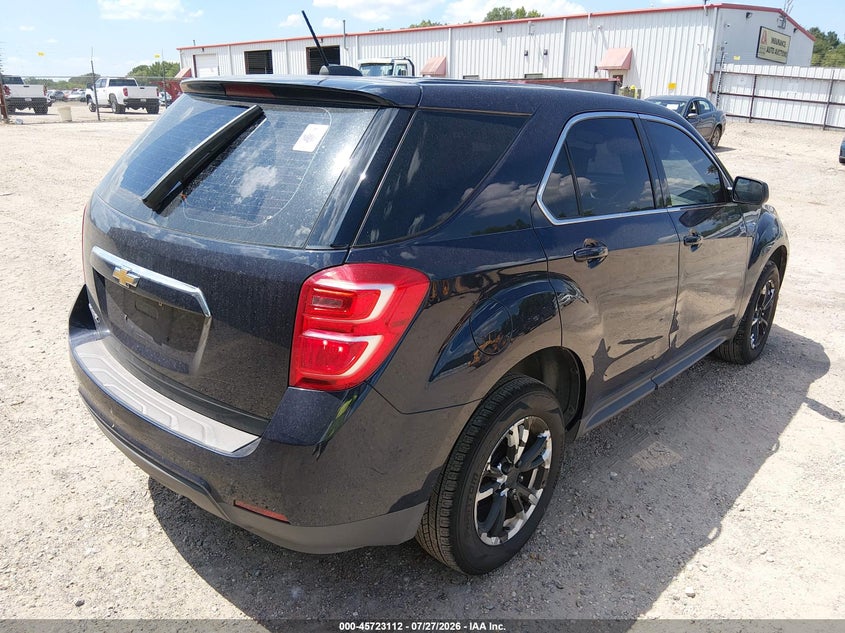 Vin: 2gnalbek9h1542237, lot: 46221794, chevrolet equinox ls 20174