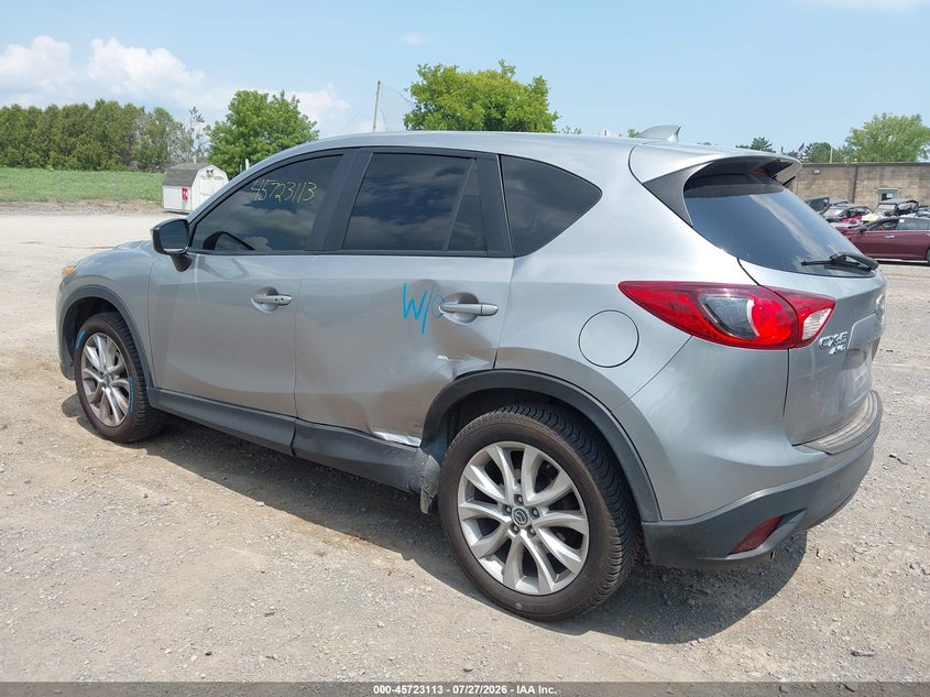 Vin: jm3ke4dy8f0473839, lot: 46221795, mazda cx-5 grand touring 20153