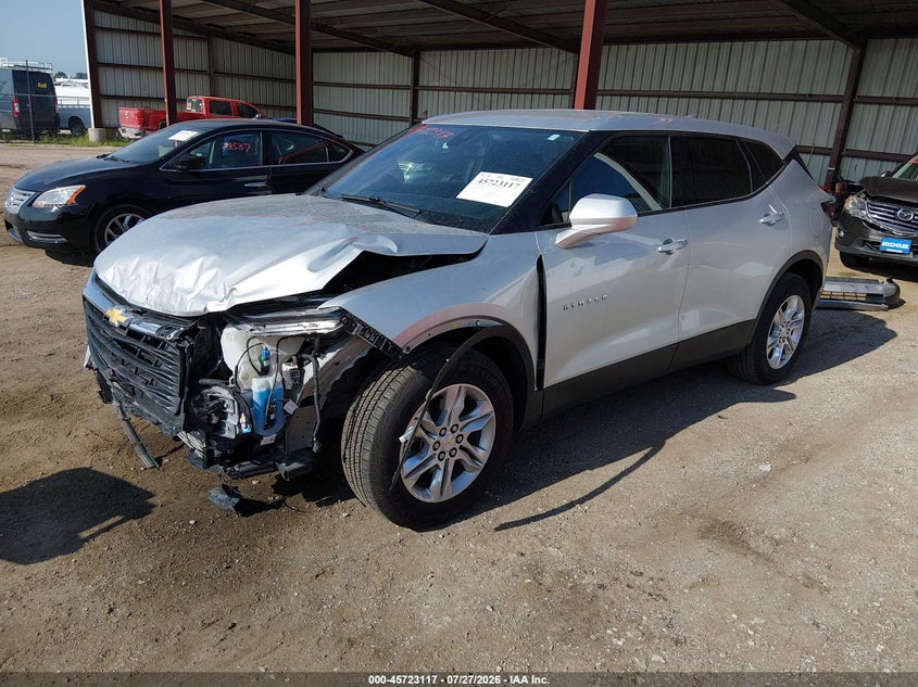 Vin: 3gnkbhr44ms546586, lot: 46221799, chevrolet blazer awd 2lt 20212