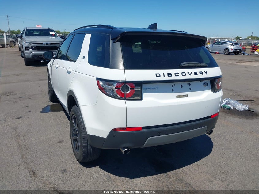 Vin: salcp2fx4kh811452, lot: 46221805, land rover discovery sport se 20193