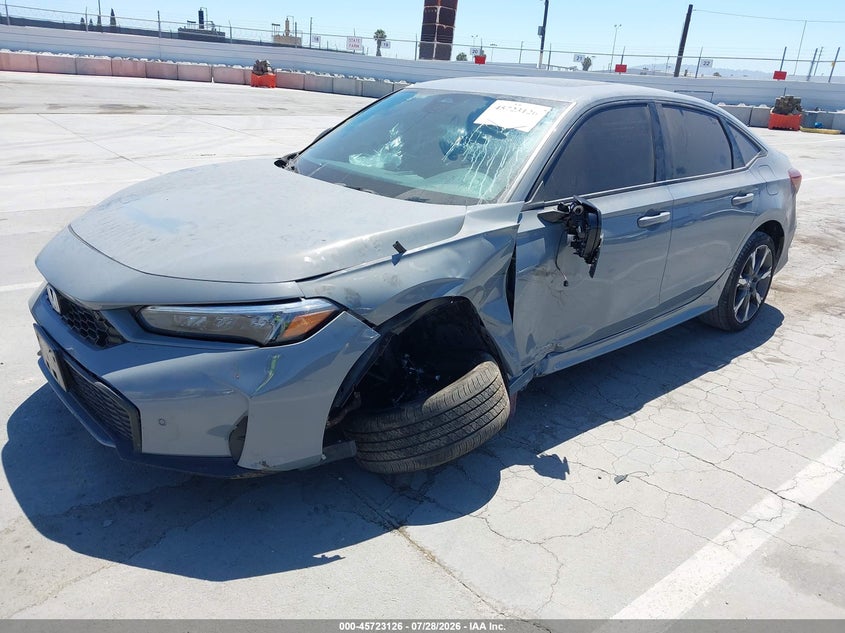 Vin: 2hgfe4f87sh336812, lot: 46221808, honda civic hybrid sport/sport touring 20252