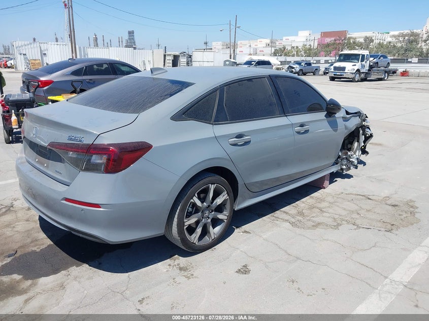 Vin: 2hgfe4f87sh336812, lot: 46221808, honda civic hybrid sport/sport touring 20254