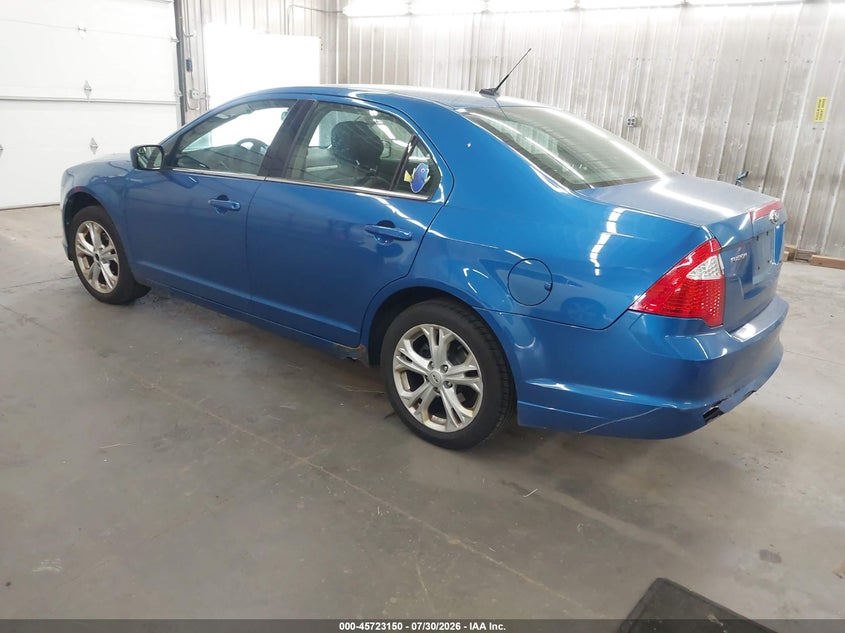 Vin: 3fahp0ha3cr270006, lot: 46221832, ford fusion se 20123