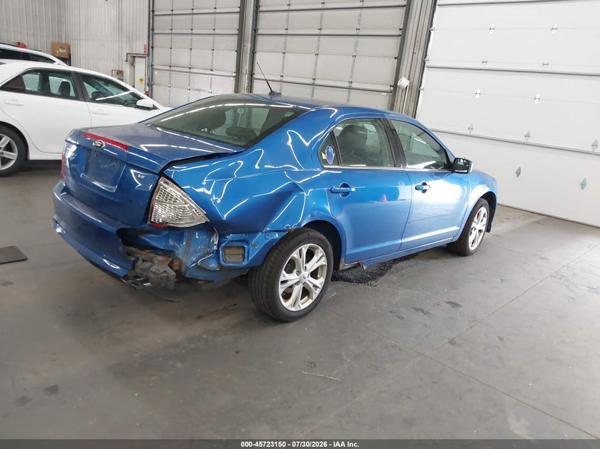 Vin: 3fahp0ha3cr270006, lot: 46221832, ford fusion se 20124