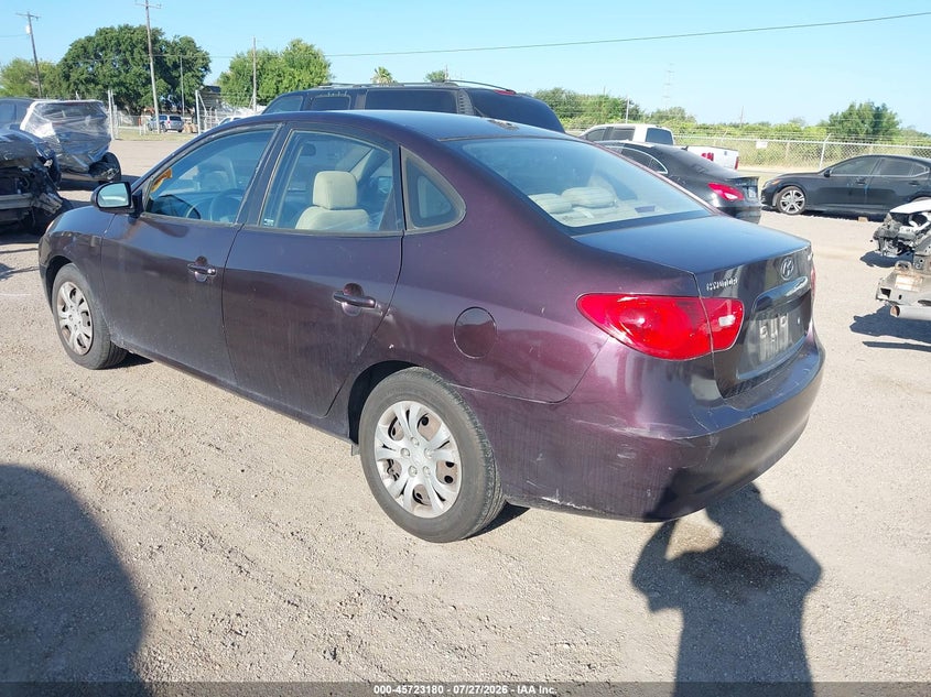 2009 HYUNDAI ELANTRA auction photo 3