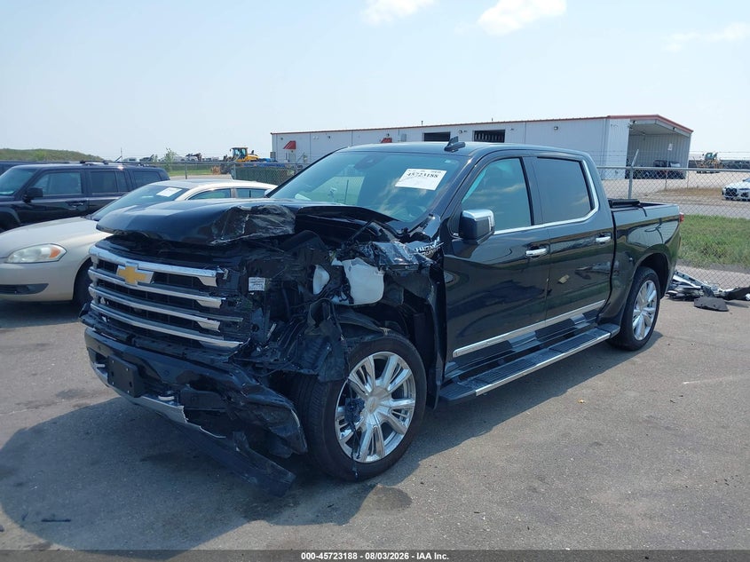 Vin: 1gcukje81sz240821, lot: 46221870, chevrolet silverado 1500 4wd  short bed high country 20252