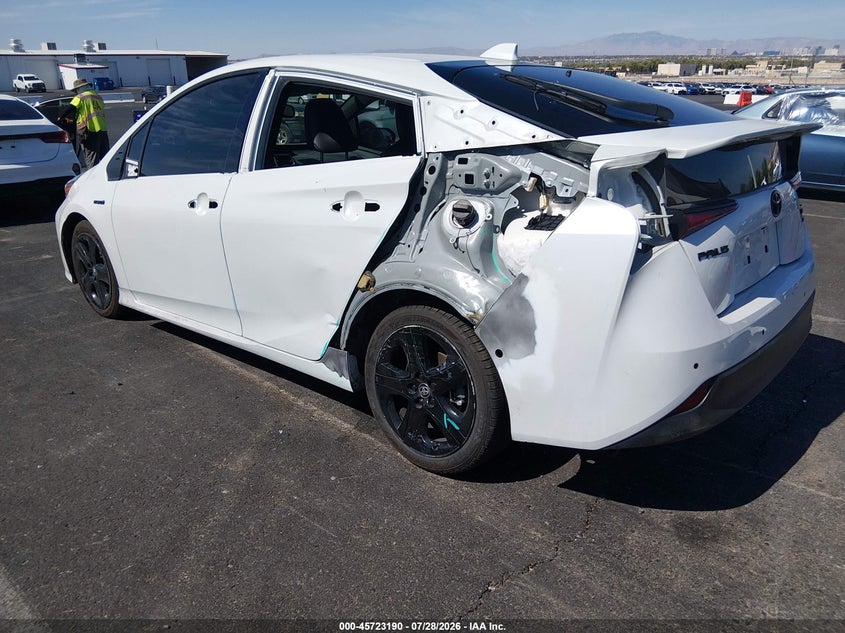 Vin: jtdkamfuxm3128483, lot: 46221872, toyota prius 2020 edition 20213