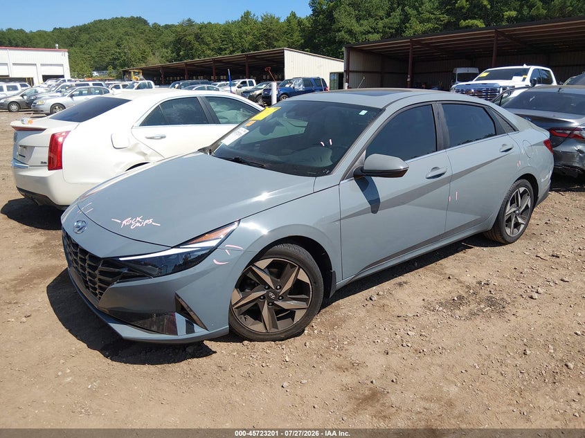 Vin: kmhlp4ag1pu429464, lot: 46221883, hyundai elantra limited 20232