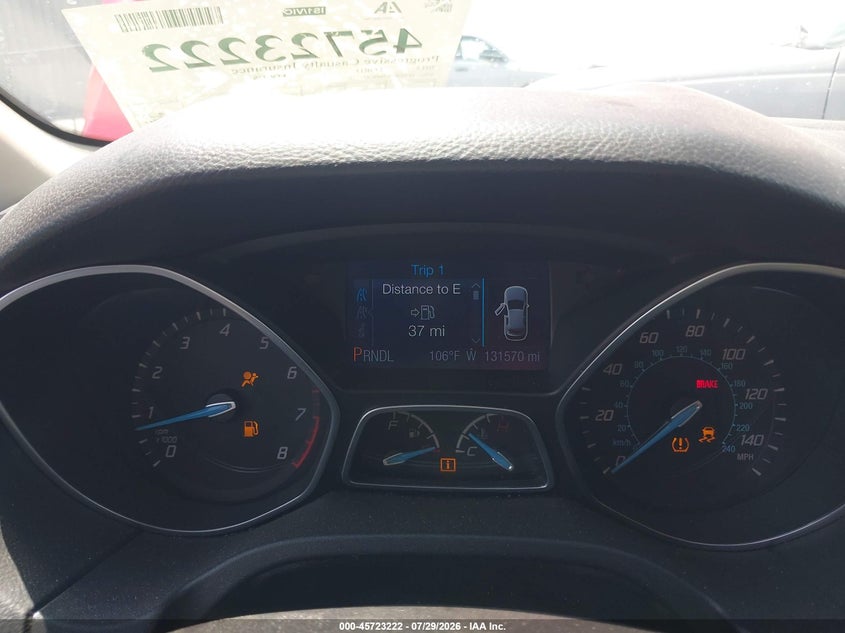 2013 FORD FOCUS auction photo 7