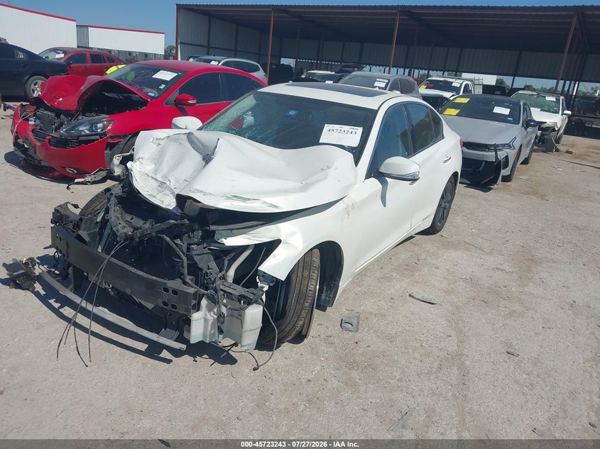Vin: jn1bv7ar7fm411173, lot: 46221925, infiniti q50 premium 20152