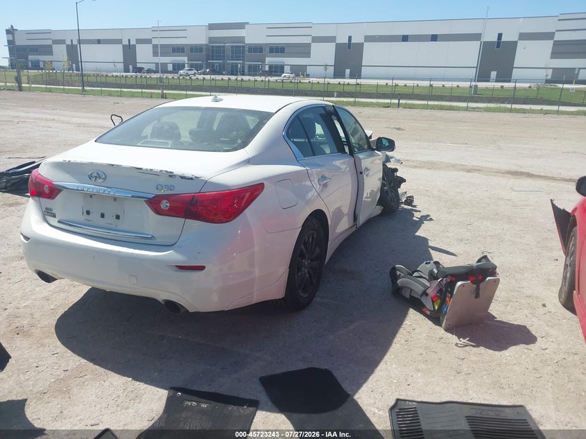 Vin: jn1bv7ar7fm411173, lot: 46221925, infiniti q50 premium 20154
