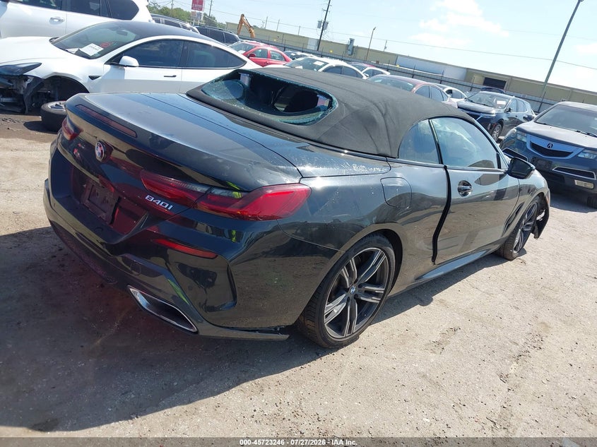 Vin: wbadz2c08ncj54523, lot: 46221928, bmw 840 i 20224