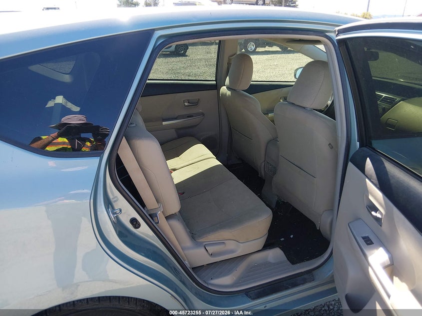 2013 TOYOTA PRIUS V (+) WAGON 1.8L I-4 DOHC, VVT, 98HP