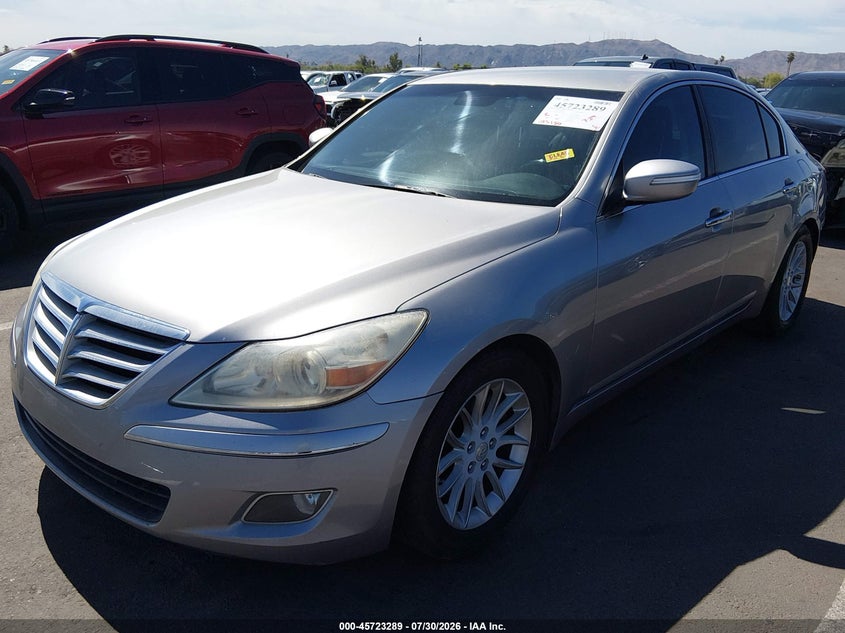 Vin: kmhgc4de3au084937, lot: 46221971, hyundai genesis 3.8 20102