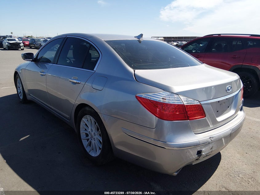 Vin: kmhgc4de3au084937, lot: 46221971, hyundai genesis 3.8 20103