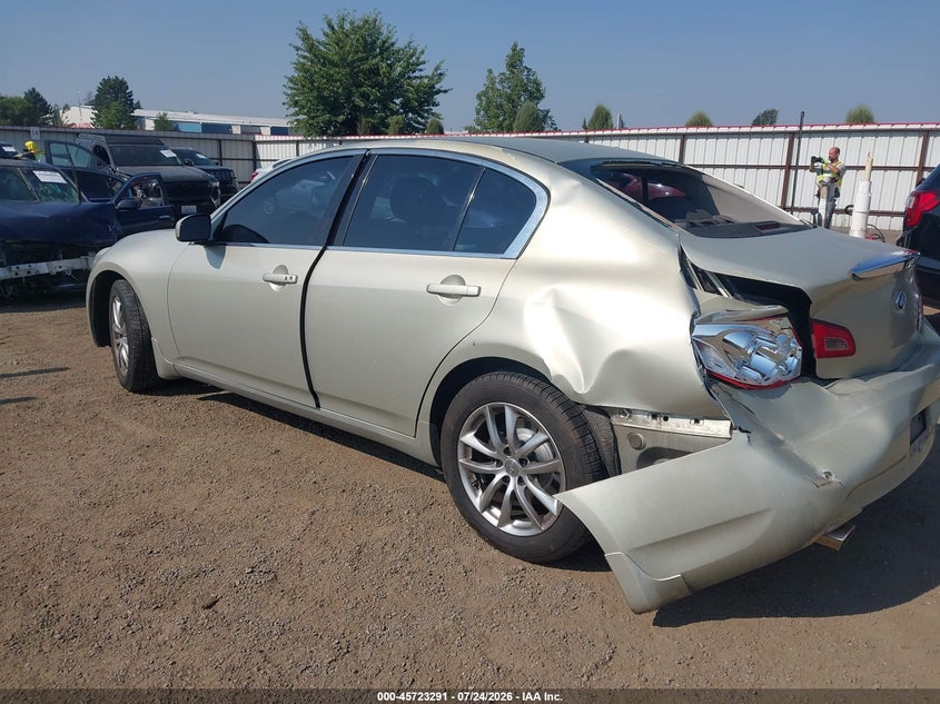 2007 INFINITI G35X auction photo 3