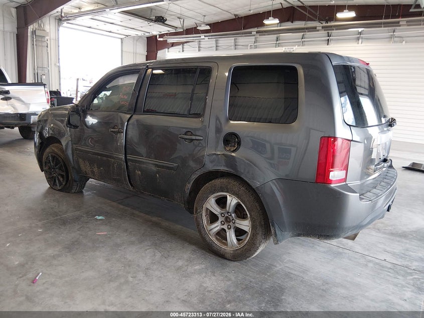 Vin: 5fnyf4h53db007069, lot: 46221995, honda pilot ex-l 20133