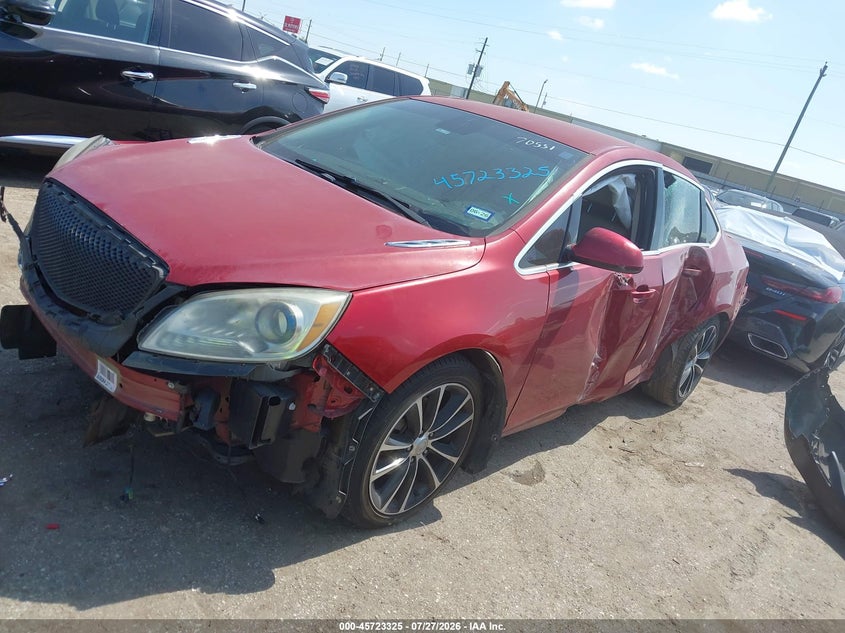 Vin: 1g4pw5sk8g4169352, lot: 46222007, buick verano sport touring group 20162