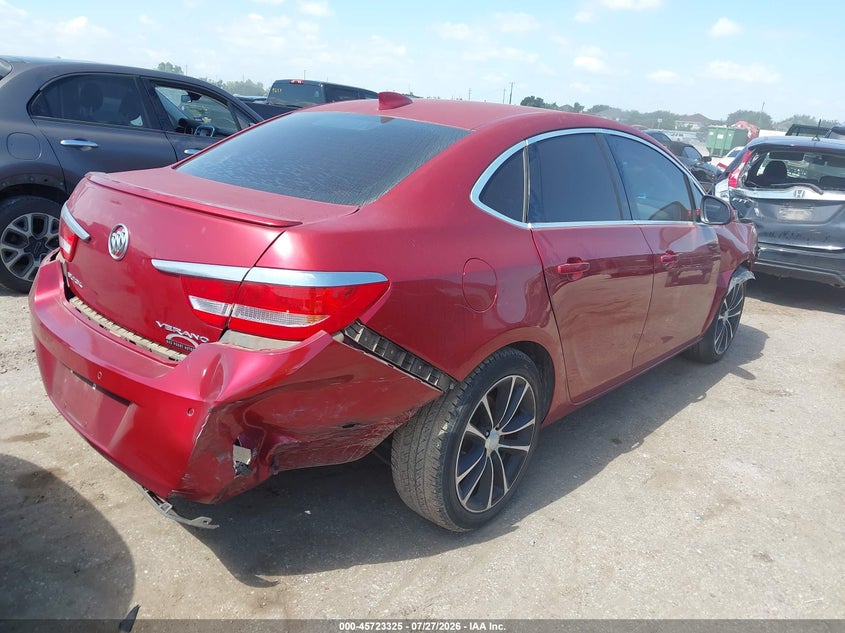 Vin: 1g4pw5sk8g4169352, lot: 46222007, buick verano sport touring group 20164