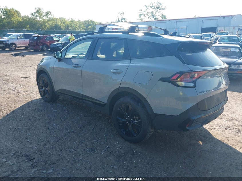 Vin: 5xyk6cdf6sg278311, lot: 46222016, kia sportage x-line 20253