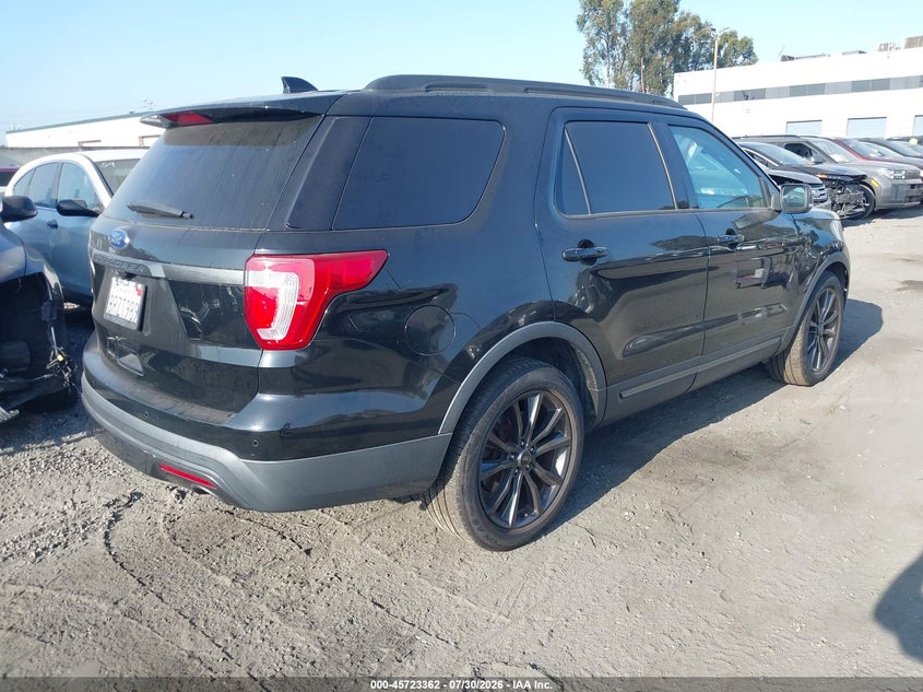 Vin: 1fm5k7d86hgd12833, lot: 46222044, ford explorer xlt 20174