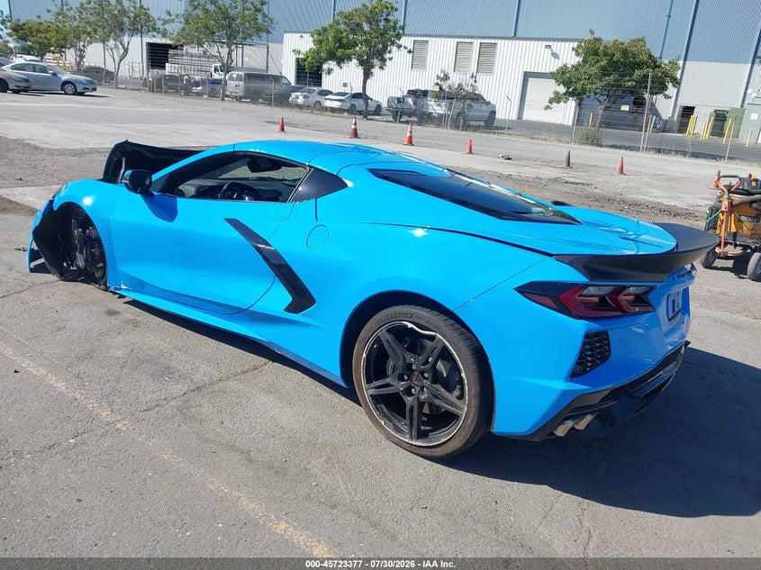 Vin: 1g1y62d46l5117527, lot: 46222059, chevrolet corvette stingray rwd  1lt 20203