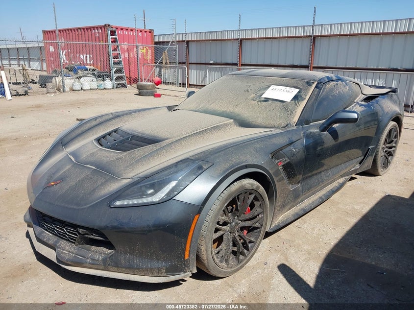 Vin: 1g1yu2d60j5601424, lot: 46222064, chevrolet corvette z06 20182