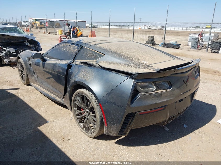 Vin: 1g1yu2d60j5601424, lot: 46222064, chevrolet corvette z06 20183