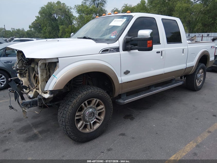 Vin: 1ft7w2bt8beb08856, lot: 46222075, ford super duty f-250 srw lariat 20112