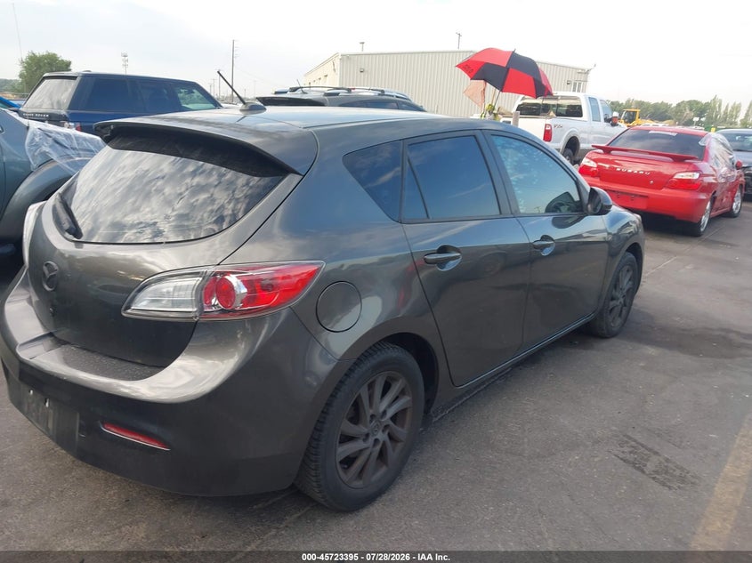 Vin: jm1bl1m78c1674683, lot: 46222077, mazda mazda3 i grand touring 20124