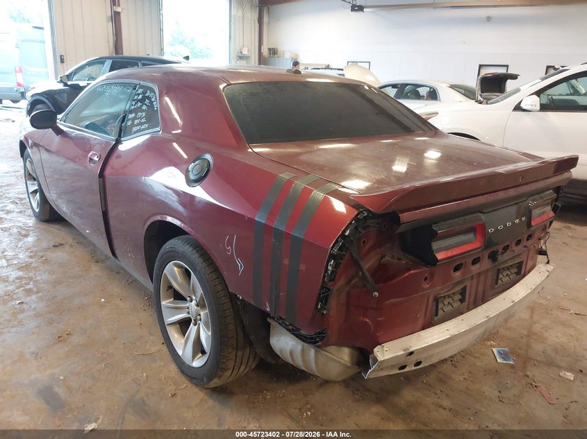 Vin: 2c3cdzagxhh578524, lot: 46222084, dodge challenger sxt 20173