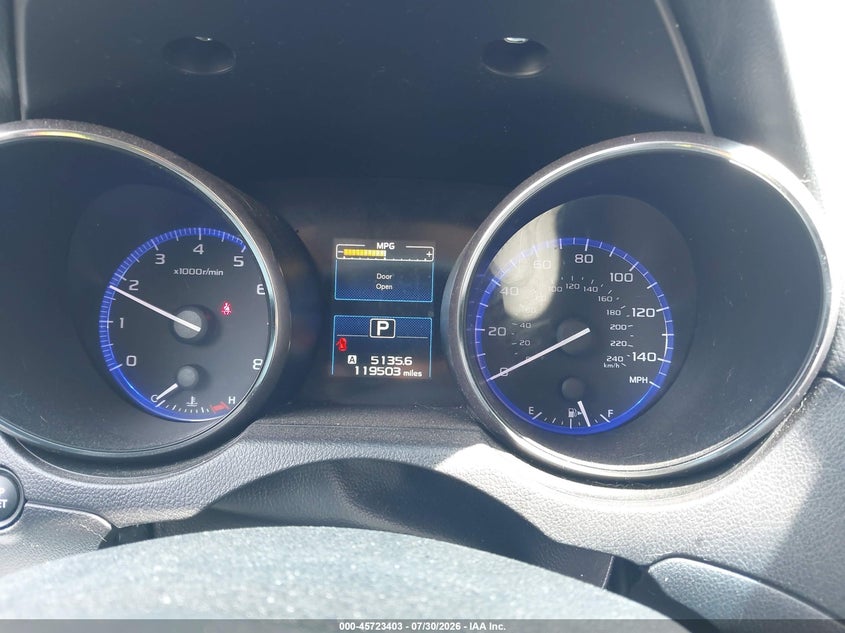 2017 SUBARU OUTBACK auction photo 7