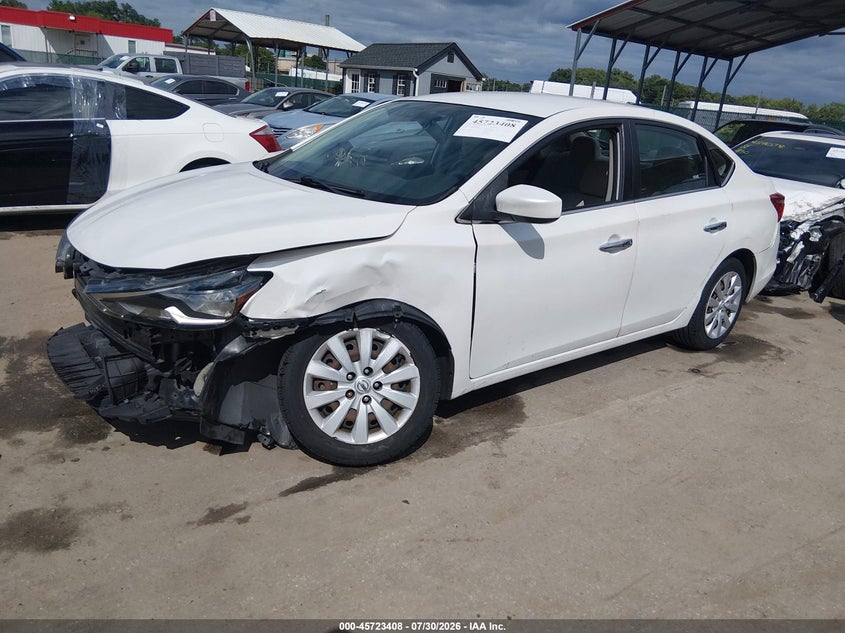 Vin: 3n1ab7ap4hy261025, lot: 46222090, nissan sentra sv 20172