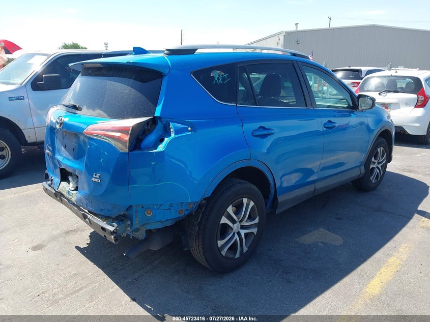 Vin: 2t3bfrev7hw600652, lot: 46222098, toyota rav4 le 20174